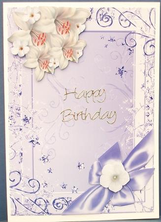 Lavender Card by Cheryl French