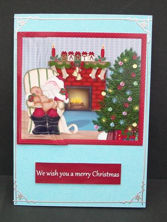 Oh Dear Santa Has Fallen Asleep by Cheryl French