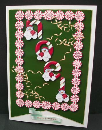 Noel Christmas Banner Card Topper by Cheryl French