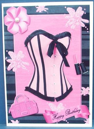 Pretty Pink Corset by Cheryl French