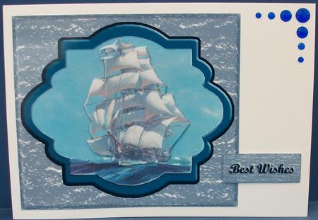 Ship in the Windy Waters with Easy Decoupage by Cheryl French