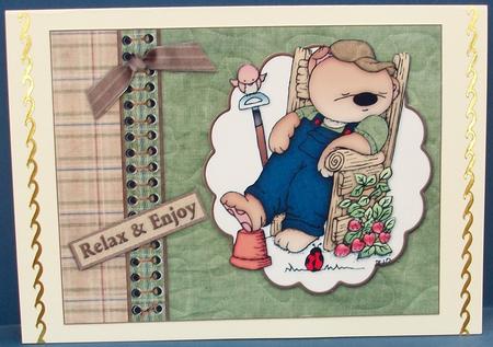 Gardening Dad or Granddad Quick Card by Cheryl French