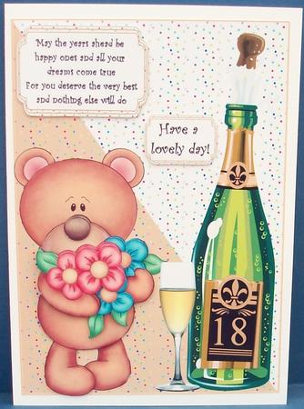 Champagne and Flowers from Ted by Cheryl French