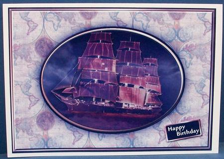 Galleon Quick Card by Cheryl French