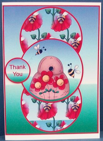 Poppies and Bees by Cheryl French