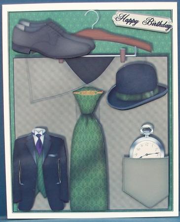 Male Birthday Card or Other Occasion by Cheryl French