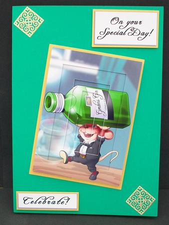 Gin Mouse! Inverted Pyramid. by Cheryl French