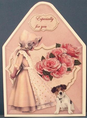 Envelop Bonnet Girl by Cheryl French