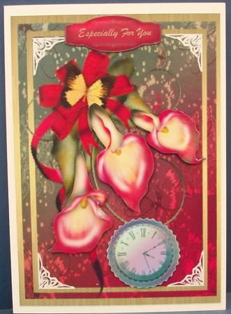 Lovely Cala Lilys and Time by Cheryl French