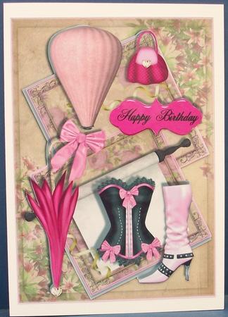Female Birthday Card or Special Occasion by Cheryl French
