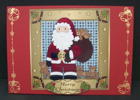 Santa is Here – Pyramid by Cheryl French