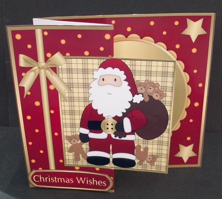 Santa is Here - Fold Back by Cheryl French