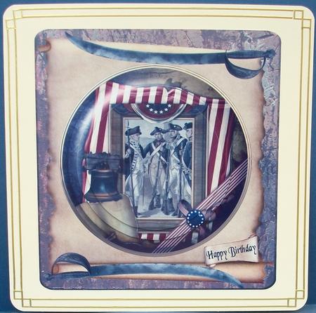 Vintage History Flair with Easy Pyramid Layers Topper by Cheryl French