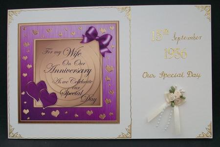 Wife Anniversary Circle Pyramage Topper by Cheryl French