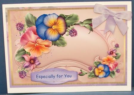 Beautiful Summer Pansys and Fruit by Cheryl French
