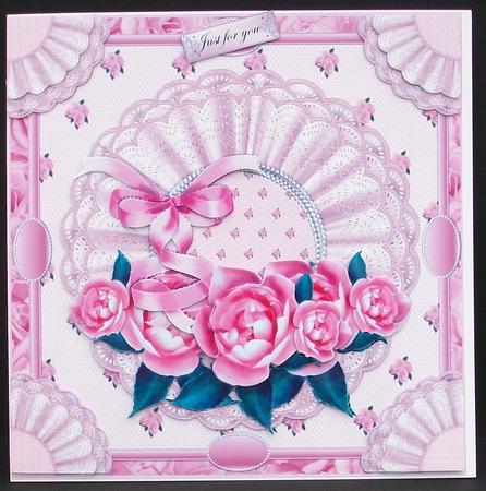 Mini Kit Romantic Roses in Pink by Cheryl French