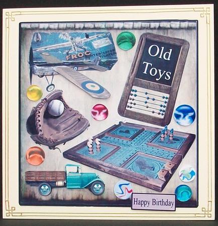 Old Boy Toys & Decoupage by Cheryl French