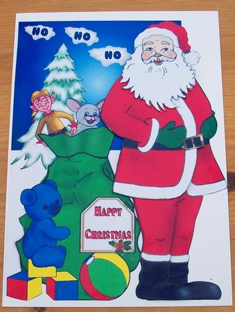 Santa's Here by Cheryl French