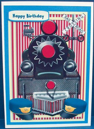 The Big Black Working Train by Cheryl French