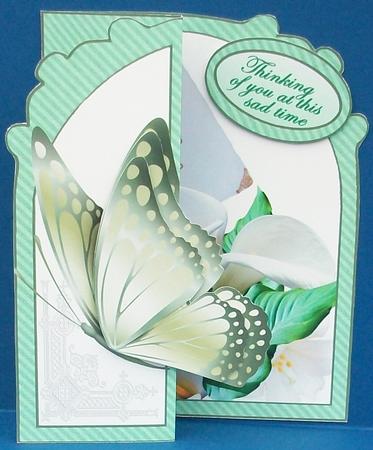Butterfly Fold Back with Sympathy by Cheryl French