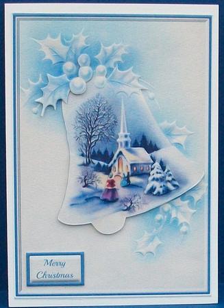Church & Snow Scene Quick Card by Cheryl French
