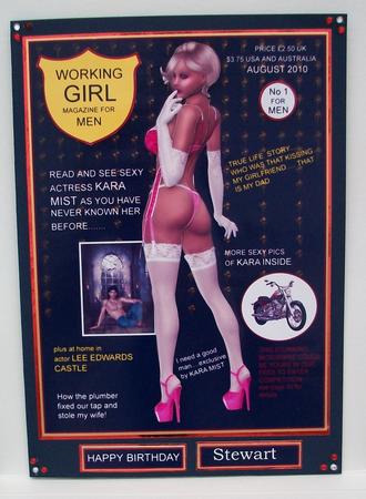 Working Girl Magazine Cover.issue 1 by Cheryl French