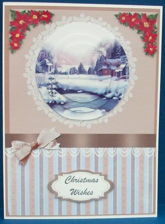 Beautiful Christmas Winter Scene by Cheryl French