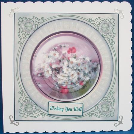 Just Daisy's Card Topper & Pyramid Layers by Cheryl French