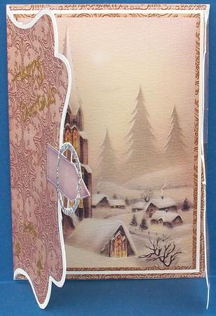 Snow Steeple Buckle Bracket Mini Card Kit by Cheryl French