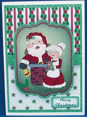 Santa and Mrs Claus by Cheryl French