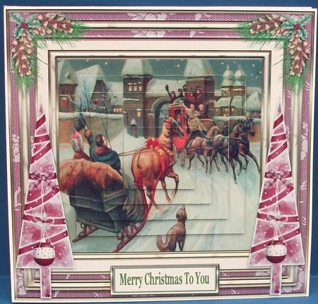 A Joyous Christmas 8 x 8ins Mini Kit by Cheryl French