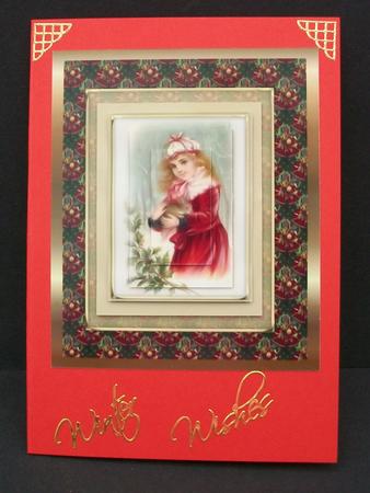 Vintage Girl Topper with Pyramage by Cheryl French