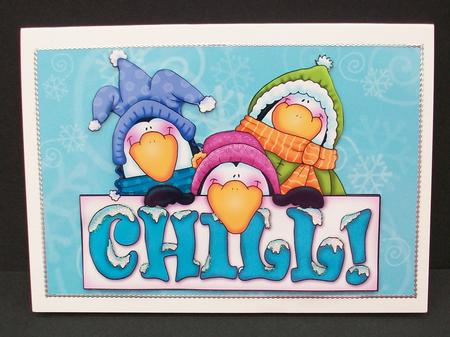 Penquins Chill Out by Cheryl French