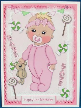 Lovely Baby Girls 1st Birthday by Cheryl French