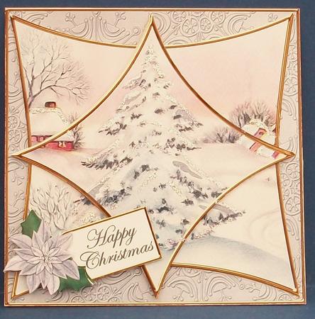 Snow Tree Silver 3D Star Card Mini Kit by Cheryl French