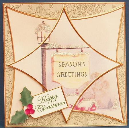 Pub Sign 3D Star Card Mini Kit by Cheryl French