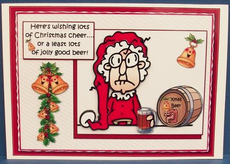 Gus Sending Christmas Cheer by Cheryl French