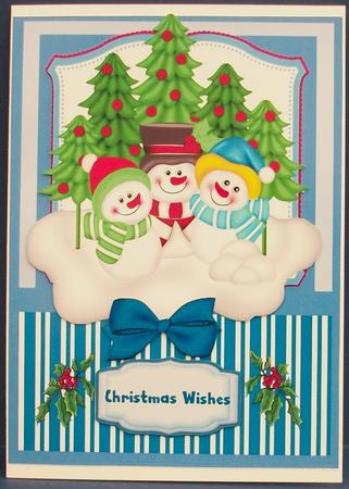 A Lovely Trio of Snowmen by Cheryl French