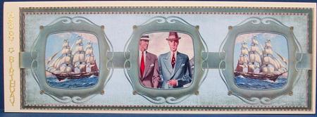 Large Dl Card Male Sail Panels by Cheryl French