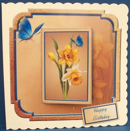 Daffodils Poetry Book Card Mini Kit by Cheryl French