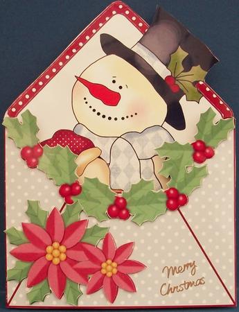 Envelope Card Kit - Frosty Fred and Friend by Cheryl French