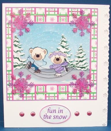 Ice Skating in the Snow by Cheryl French