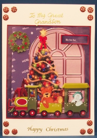 Christmas Window 7 by Cheryl French