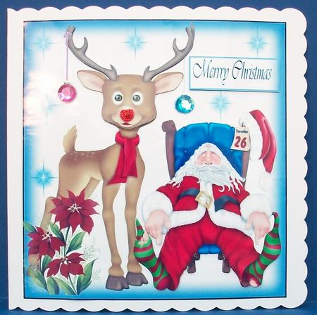 Santas Cream Crackered by Cheryl French