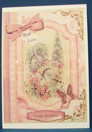 Lovely A5 Country Scene by Cheryl French
