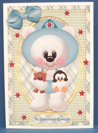 Frosty Fireman Bear and Friends by Cheryl French