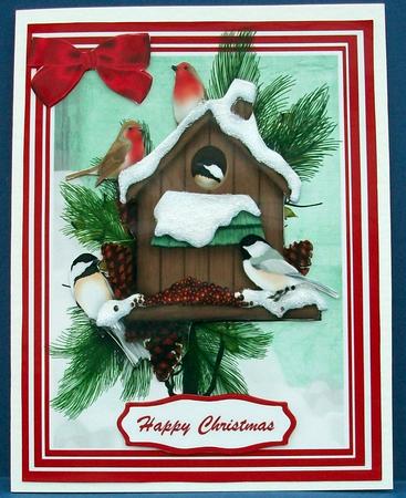 Lovely Traditional Chrismas Card by Cheryl French
