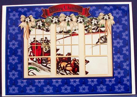 The Stage Coach Through the Window by Cheryl French
