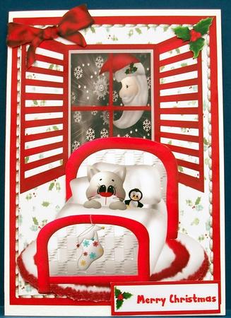 Waiting Patently for Santa  by Cheryl French