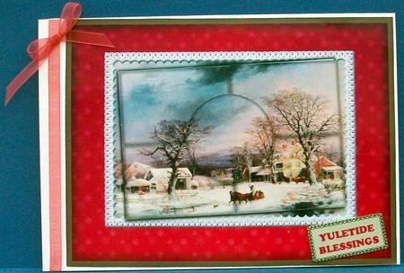 Xmas Scene by Cheryl French